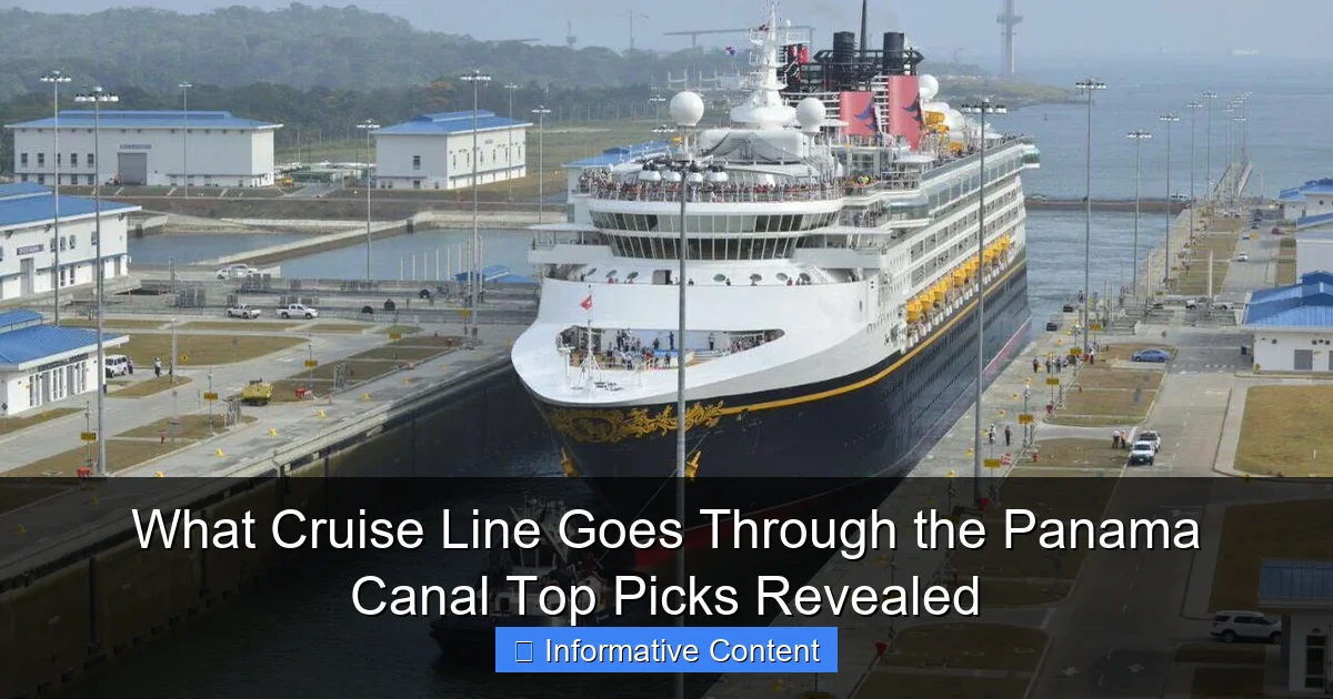 What Cruise Line Goes Through the Panama Canal Top Picks Revealed