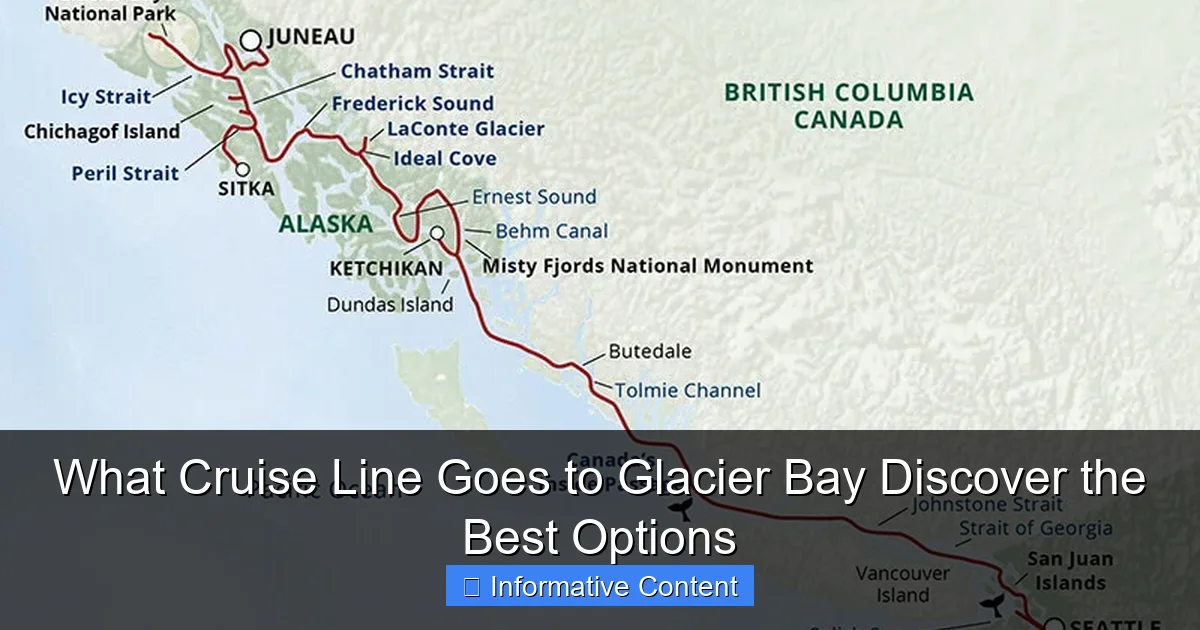 What Cruise Line Goes to Glacier Bay Discover the Best Options