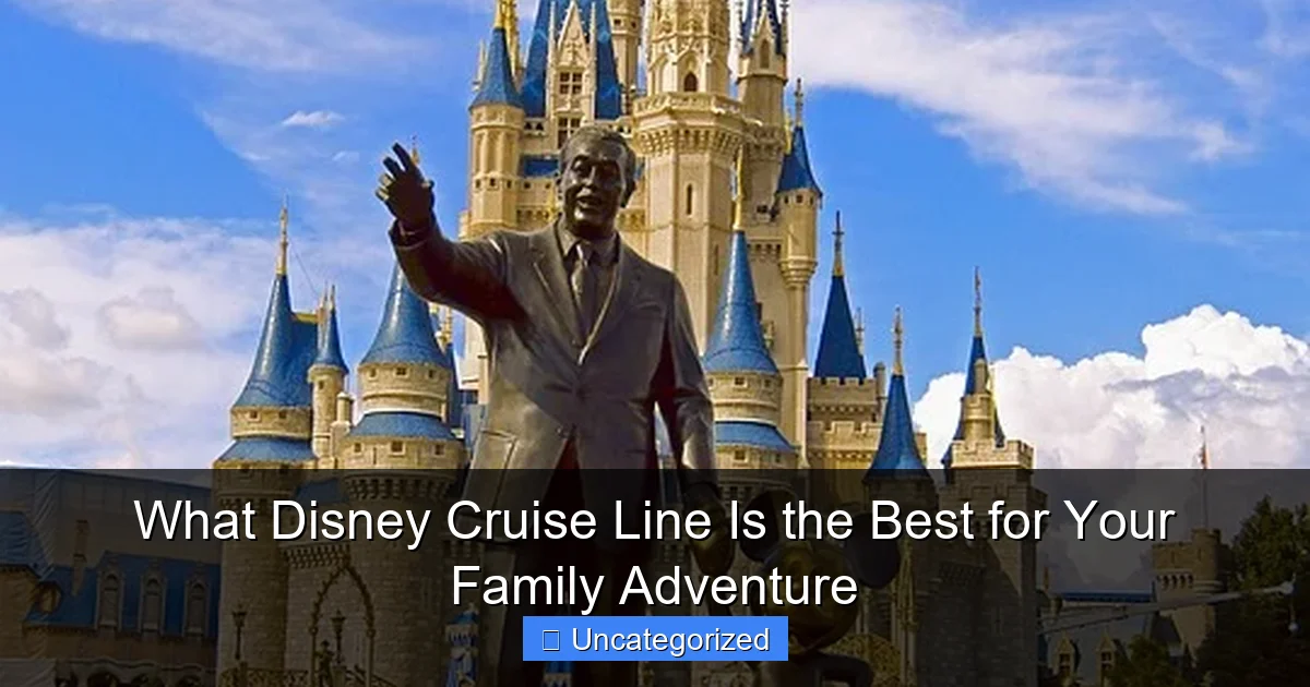 What Disney Cruise Line Is the Best for Your Family Adventure