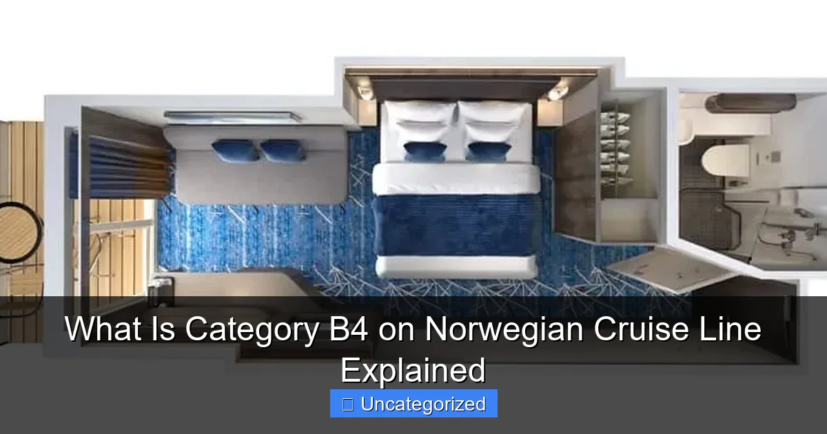 What Is Category B4 on Norwegian Cruise Line Explained