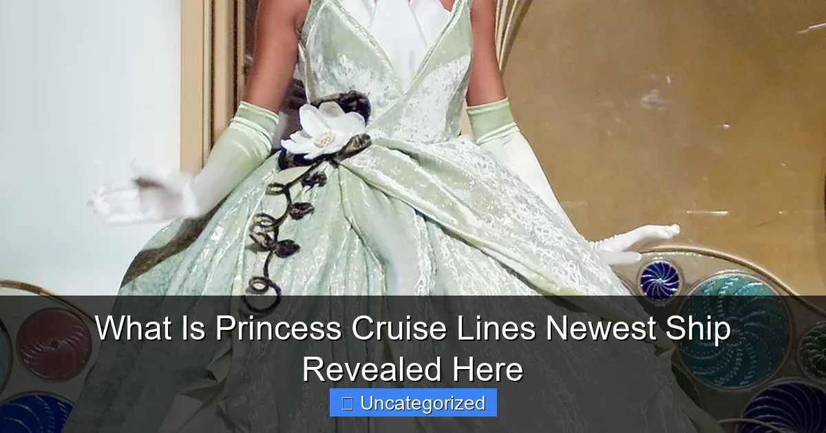 What Is Princess Cruise Lines Newest Ship Revealed Here