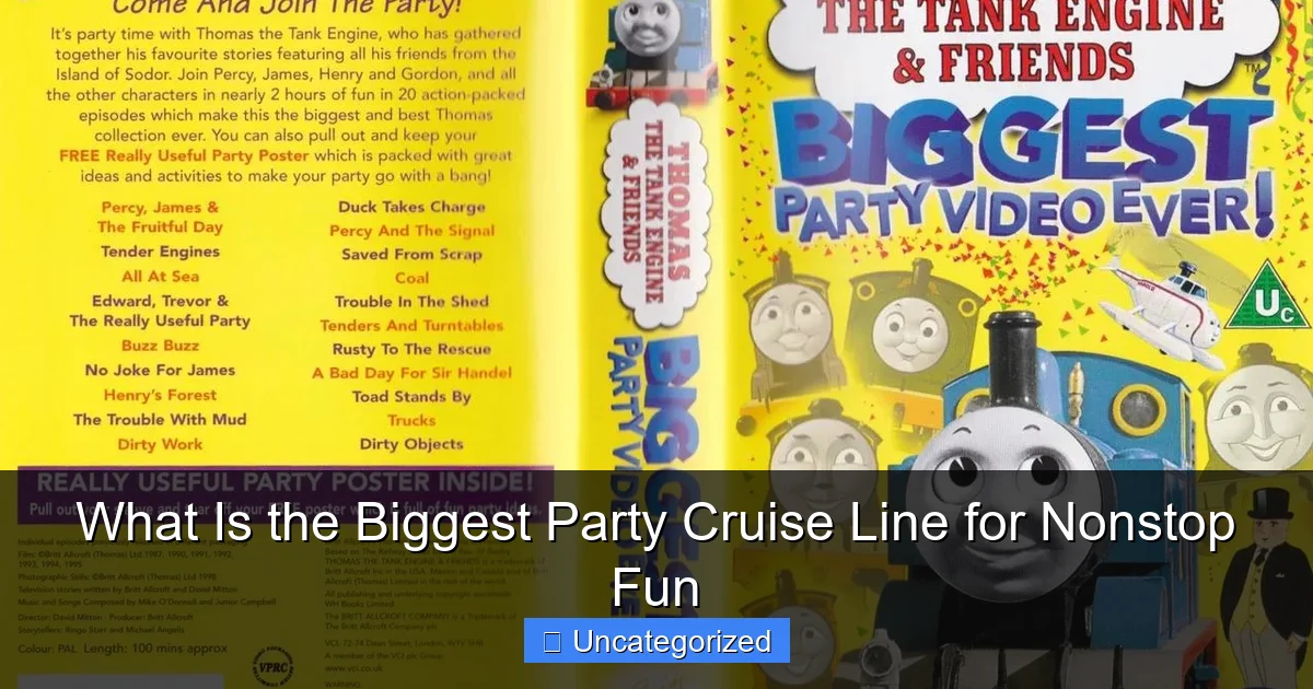 What Is the Biggest Party Cruise Line for Nonstop Fun