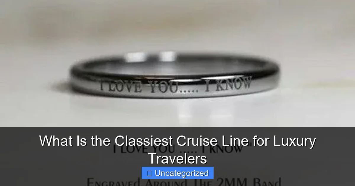What Is the Classiest Cruise Line for Luxury Travelers