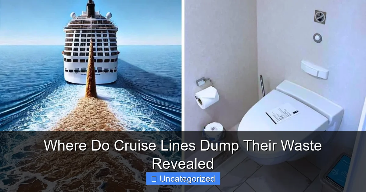 Where Do Cruise Lines Dump Their Waste Revealed
