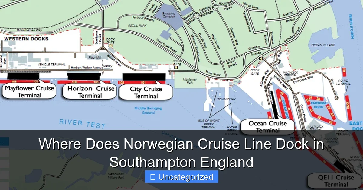 Where Does Norwegian Cruise Line Dock in Southampton England