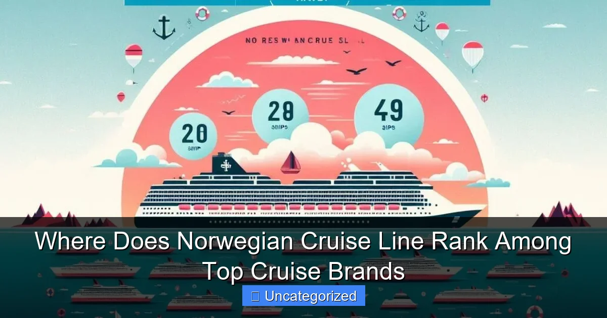 Where Does Norwegian Cruise Line Rank Among Top Cruise Brands