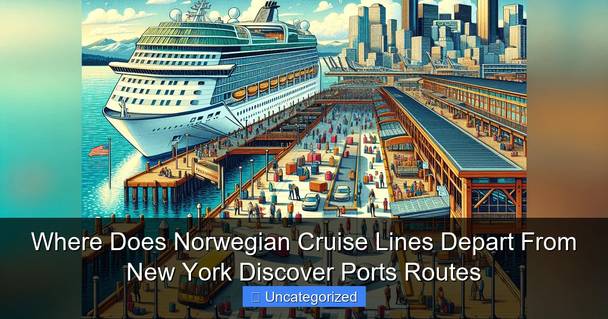 Where Does Norwegian Cruise Lines Depart From New York Discover Ports Routes
