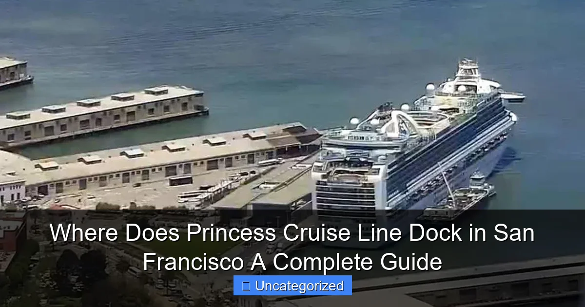 Where Does Princess Cruise Line Dock in San Francisco A Complete Guide