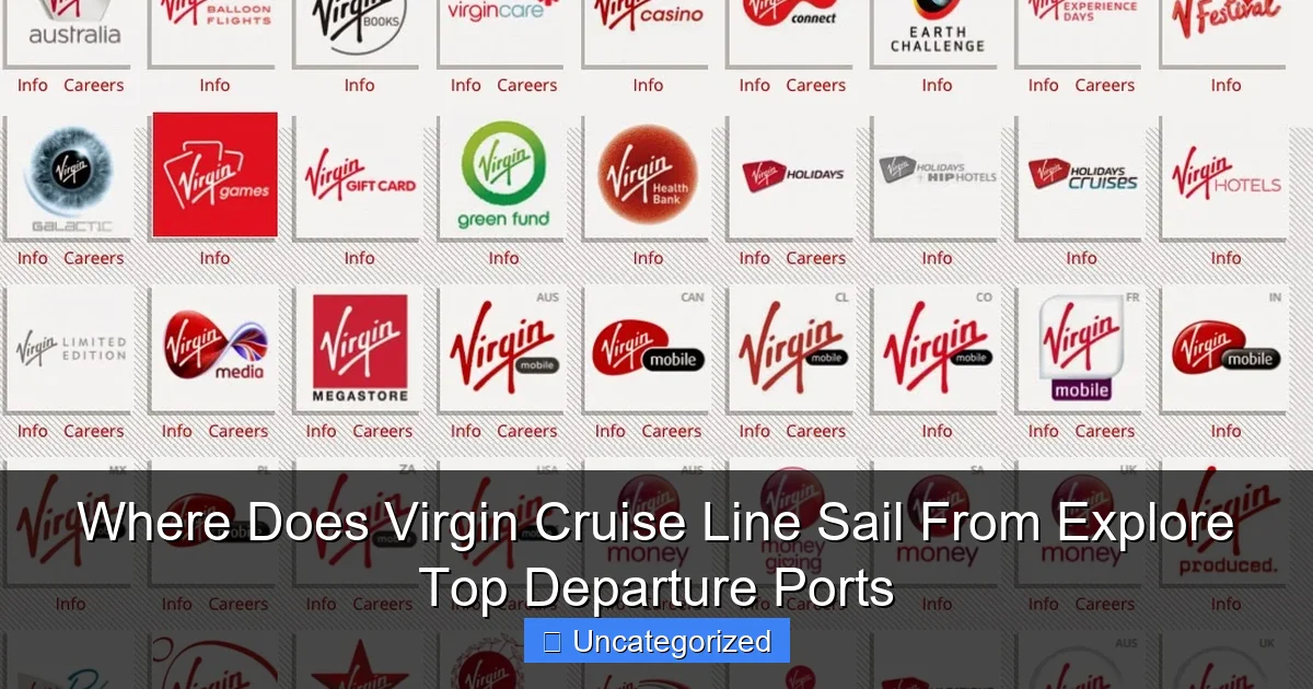 Where Does Virgin Cruise Line Sail From Explore Top Departure Ports