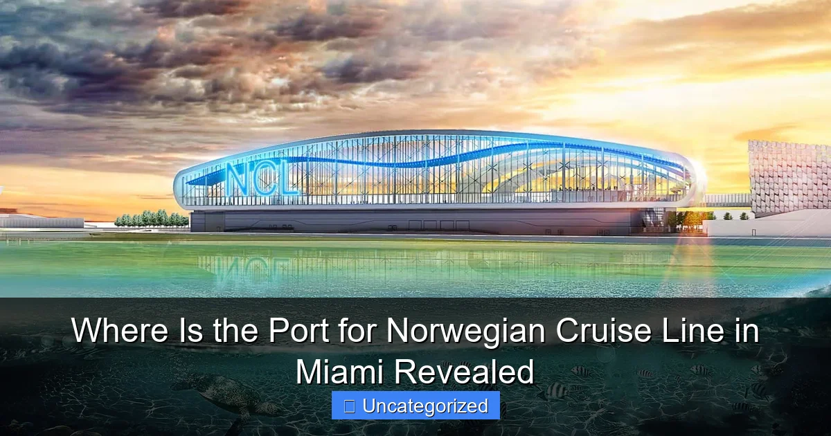 Where Is the Port for Norwegian Cruise Line in Miami Revealed