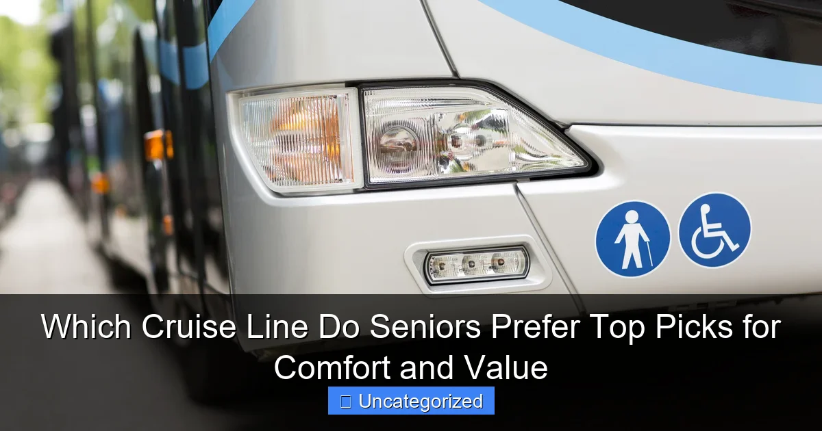 Which Cruise Line Do Seniors Prefer Top Picks for Comfort and Value