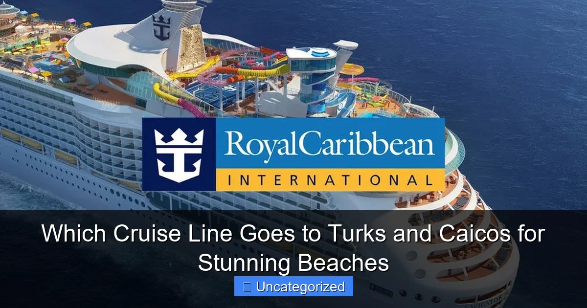 Which Cruise Line Goes to Turks and Caicos for Stunning Beaches
