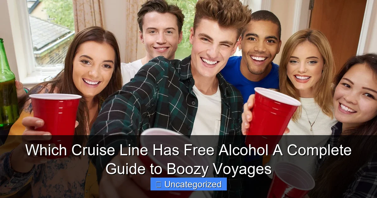 Which Cruise Line Has Free Alcohol A Complete Guide to Boozy Voyages