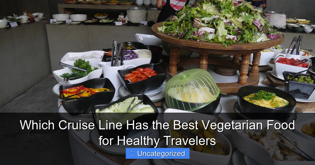 Which Cruise Line Has the Best Vegetarian Food for Healthy Travelers