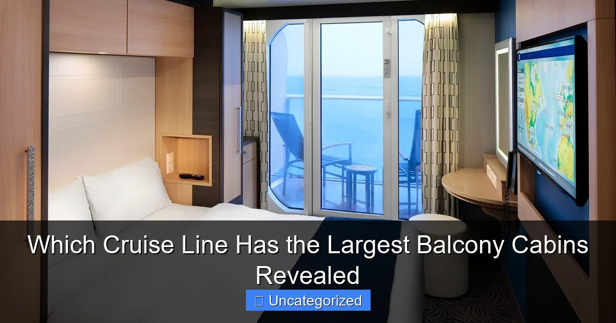 Which Cruise Line Has the Largest Balcony Cabins Revealed