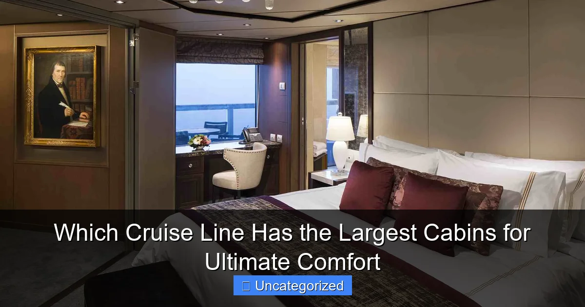 Which Cruise Line Has the Largest Cabins for Ultimate Comfort