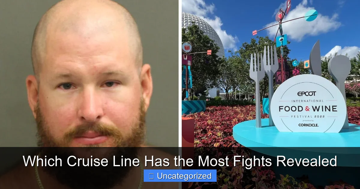 Which Cruise Line Has the Most Fights Revealed