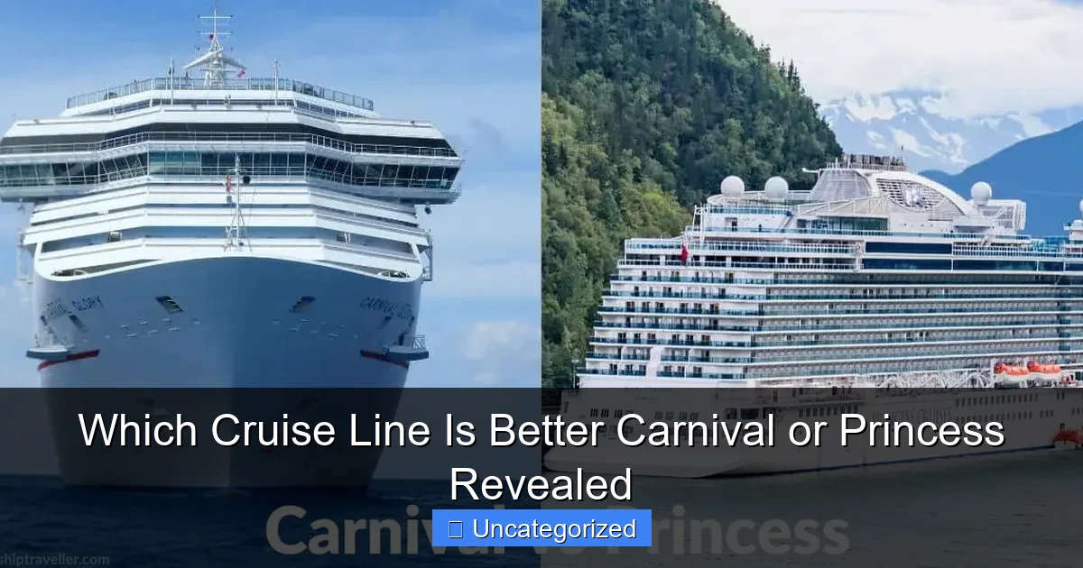 Which Cruise Line Is Better Carnival or Princess Revealed