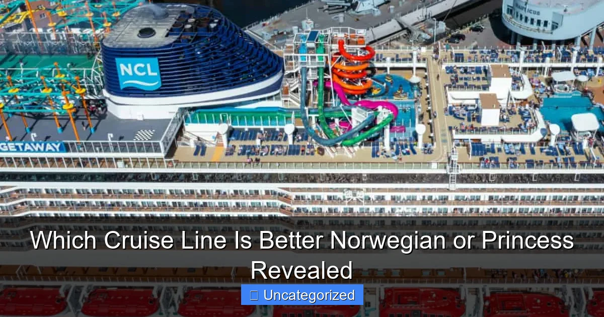 Which Cruise Line Is Better Norwegian or Princess Revealed