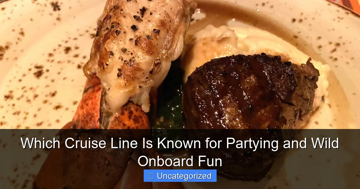 Which Cruise Line Is Known for Partying and Wild Onboard Fun