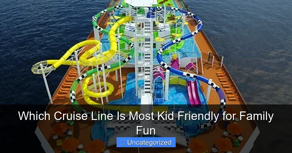 Which Cruise Line Is Most Kid Friendly for Family Fun