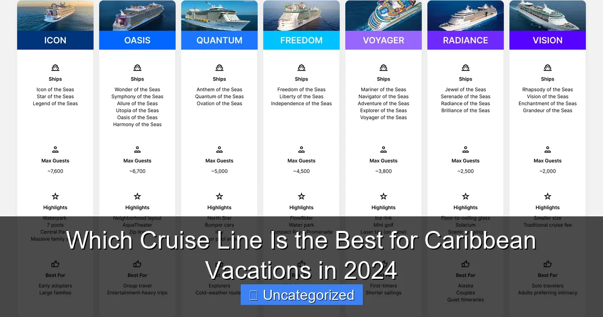 Which Cruise Line Is the Best for Caribbean Vacations in 2024