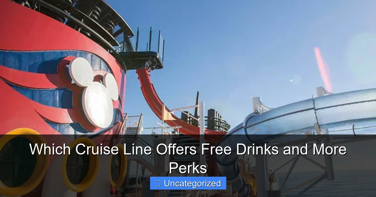 Which Cruise Line Offers Free Drinks and More Perks