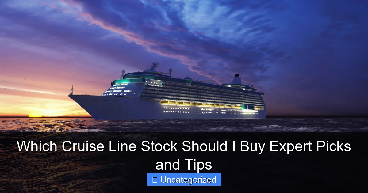 Which Cruise Line Stock Should I Buy Expert Picks and Tips