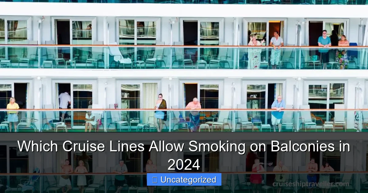 Which Cruise Lines Allow Smoking on Balconies in 2024