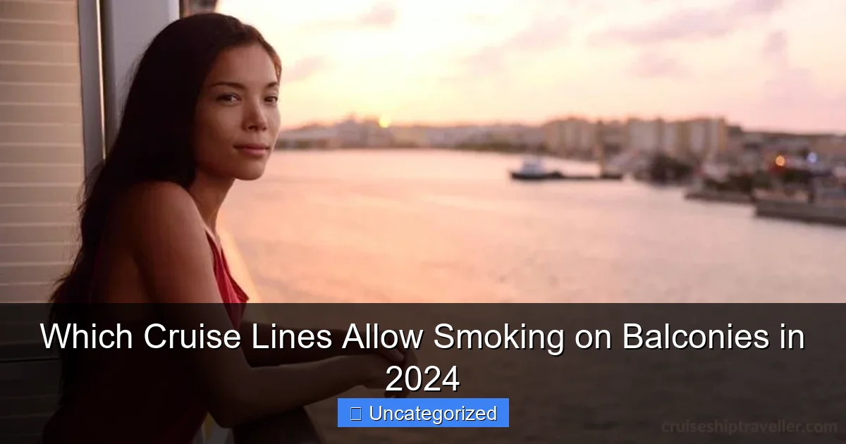 Which Cruise Lines Allow Smoking on Balconies in 2024