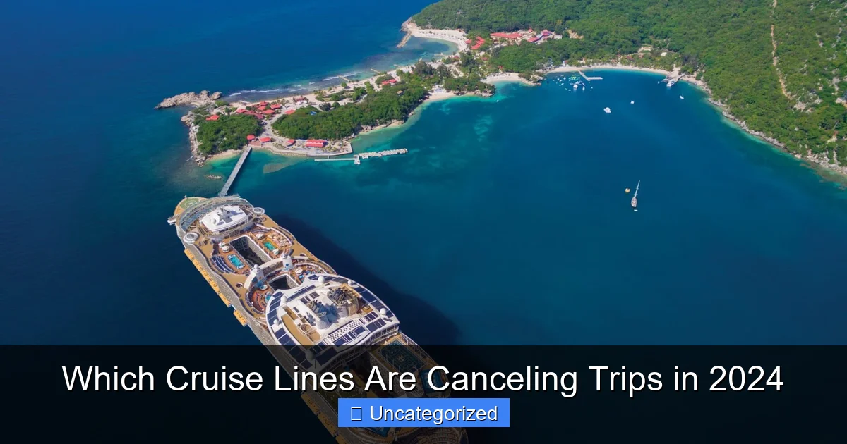 Which Cruise Lines Are Canceling Trips in 2024