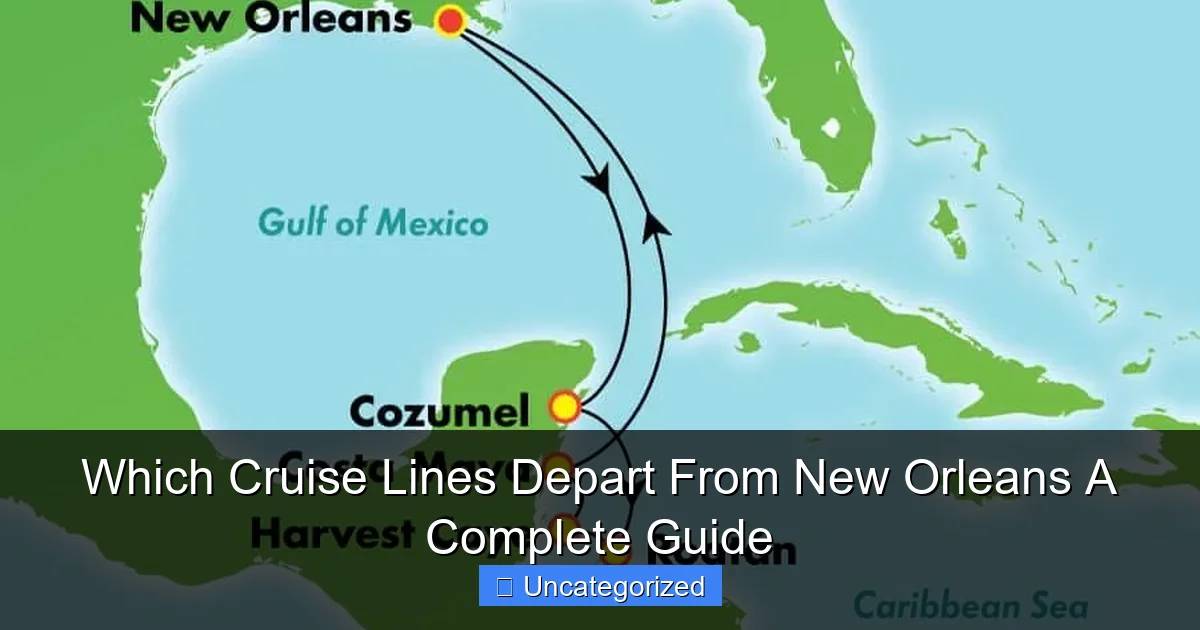 Which Cruise Lines Depart From New Orleans A Complete Guide