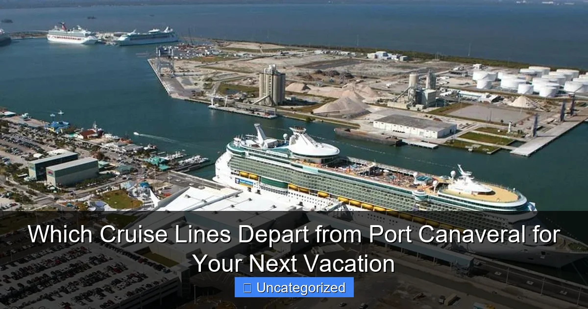 Which Cruise Lines Depart from Port Canaveral for Your Next Vacation