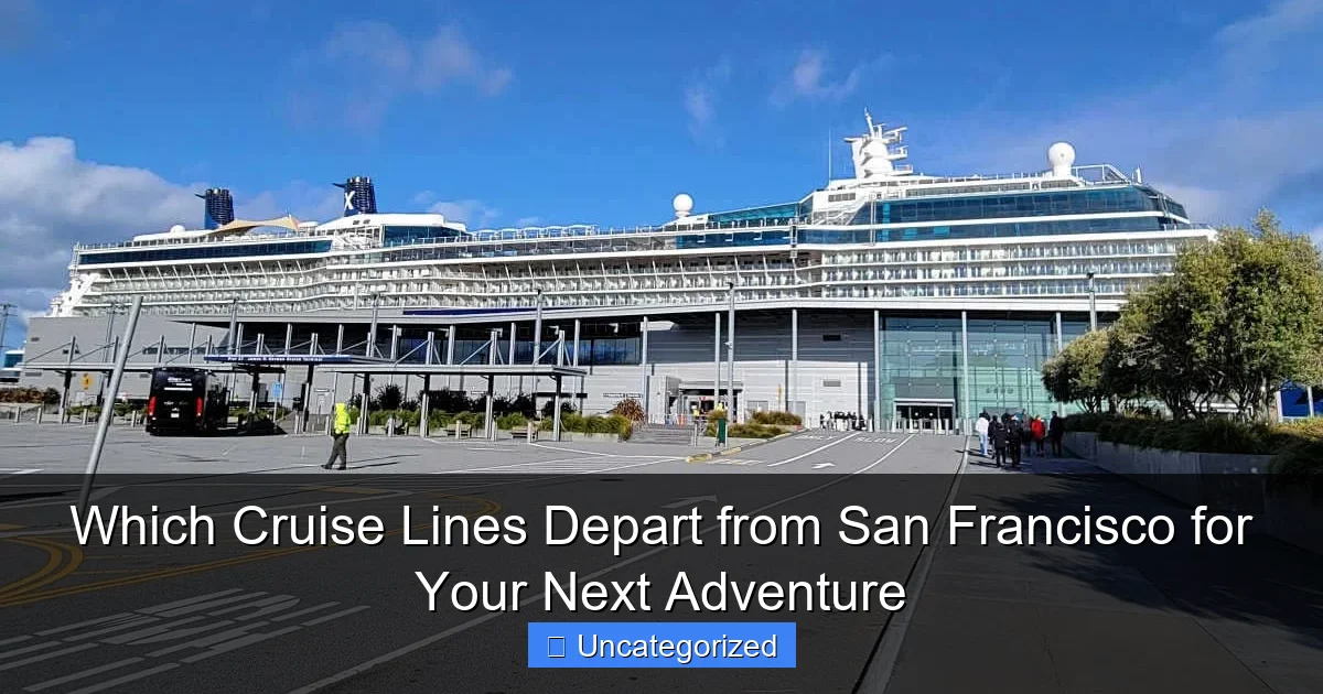 Which Cruise Lines Depart from San Francisco for Your Next Adventure