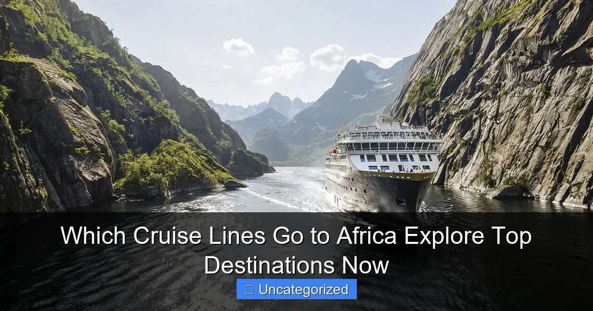 Which Cruise Lines Go to Africa Explore Top Destinations Now