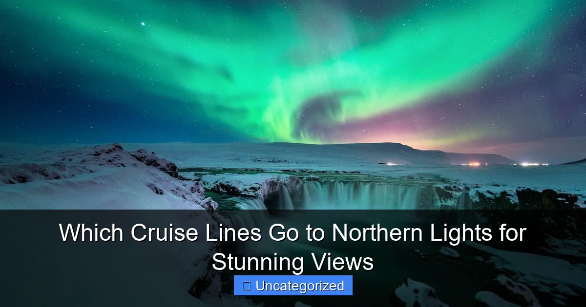 Which Cruise Lines Go to Northern Lights for Stunning Views