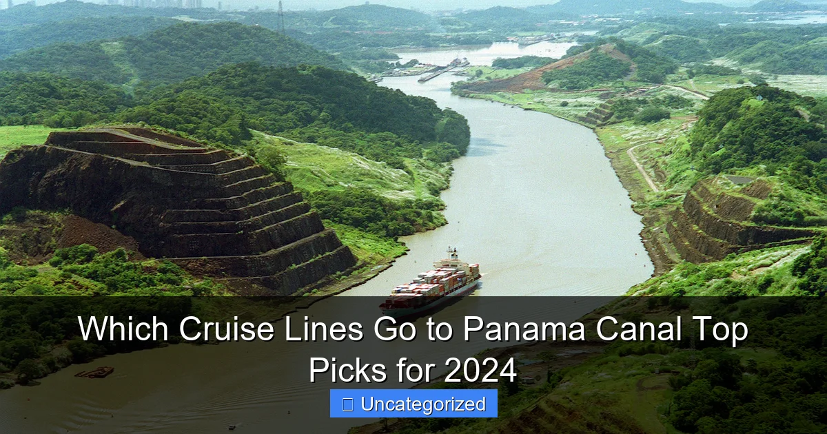 Which Cruise Lines Go to Panama Canal Top Picks for 2024