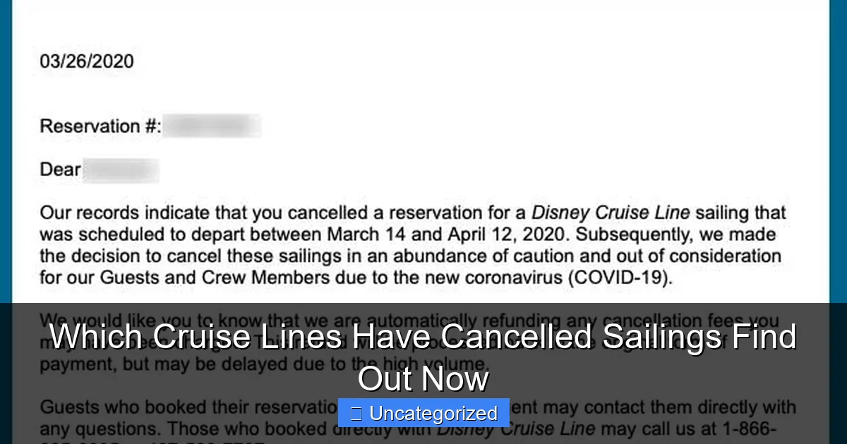 Which Cruise Lines Have Cancelled Sailings Find Out Now
