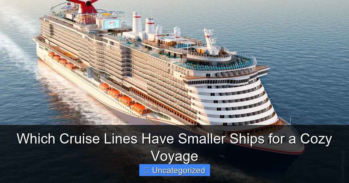 Which Cruise Lines Have Smaller Ships for a Cozy Voyage