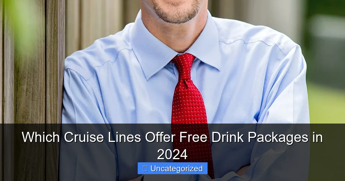 Which Cruise Lines Offer Free Drink Packages in 2024