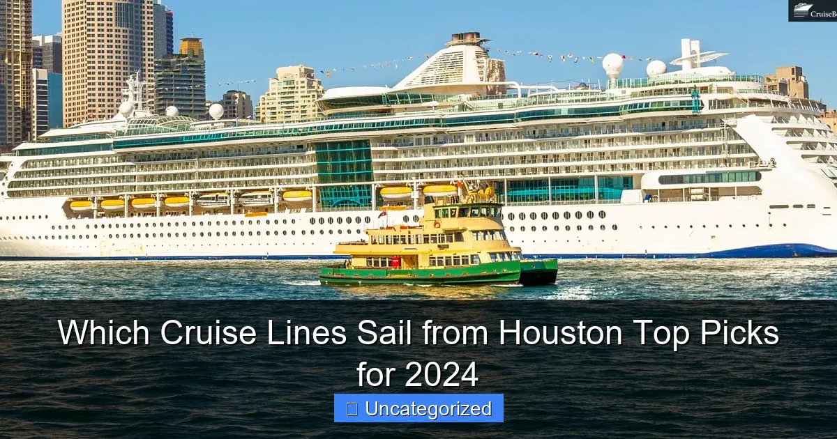 Which Cruise Lines Sail from Houston Top Picks for 2024