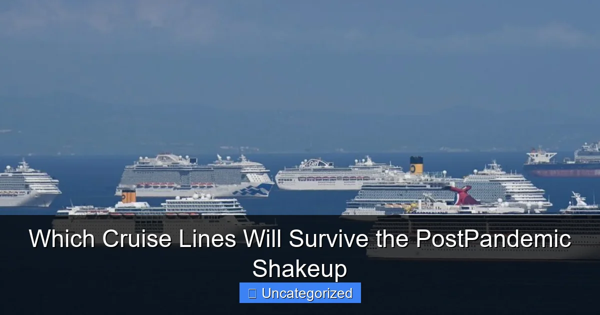 Which Cruise Lines Will Survive the PostPandemic Shakeup