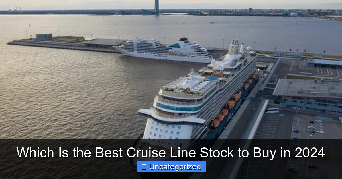 Which Is the Best Cruise Line Stock to Buy in 2024