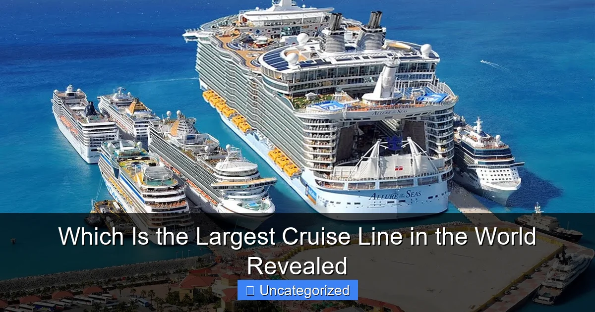 Which Is the Largest Cruise Line in the World Revealed