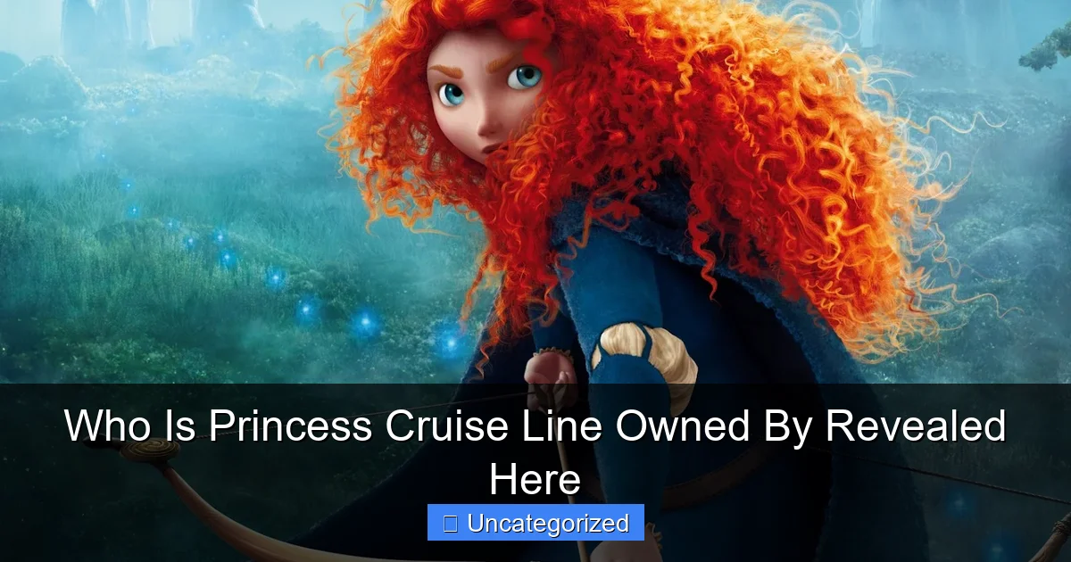 Who Is Princess Cruise Line Owned By Revealed Here