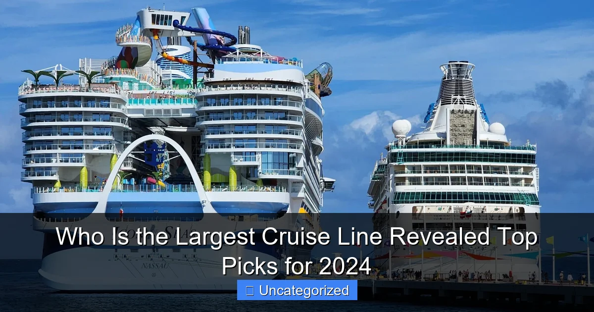 Who Is the Largest Cruise Line Revealed Top Picks for 2024