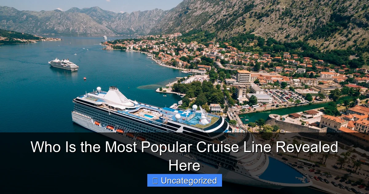 Who Is the Most Popular Cruise Line Revealed Here