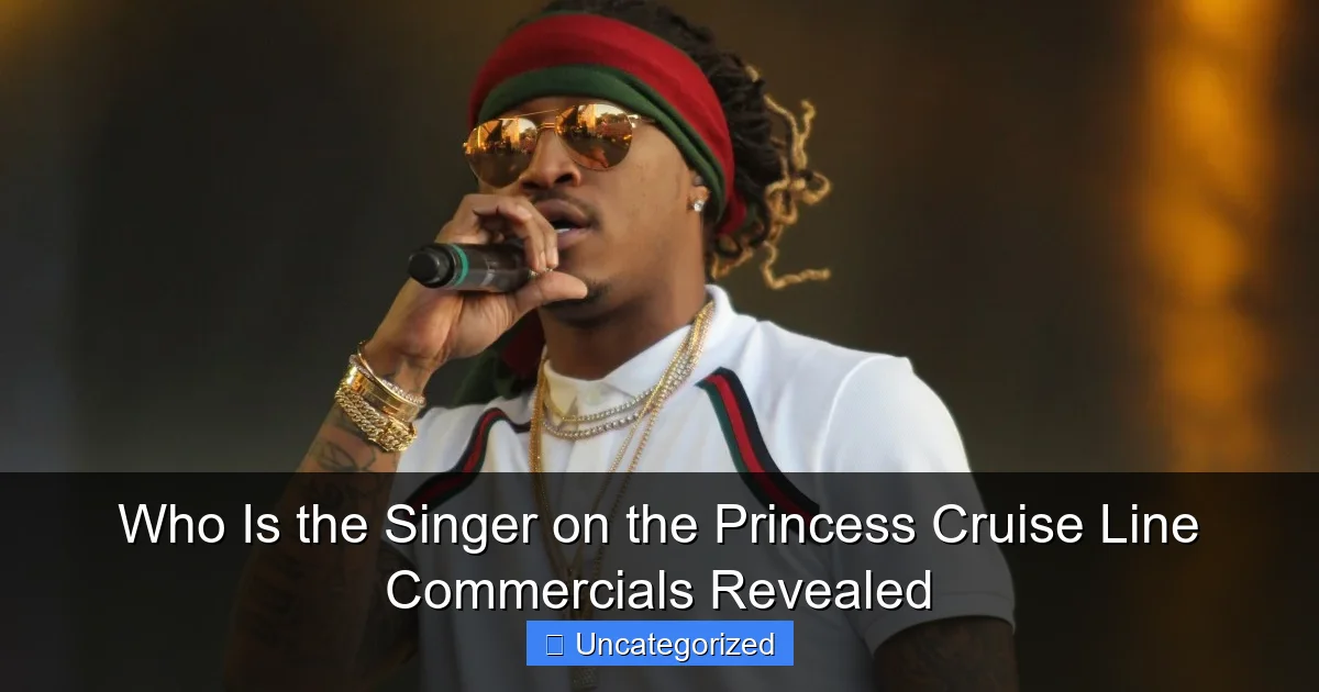 Who Is the Singer on the Princess Cruise Line Commercials Revealed