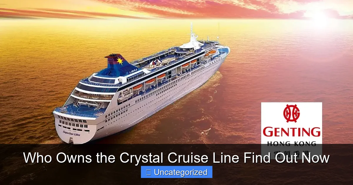 Who Owns the Crystal Cruise Line Find Out Now