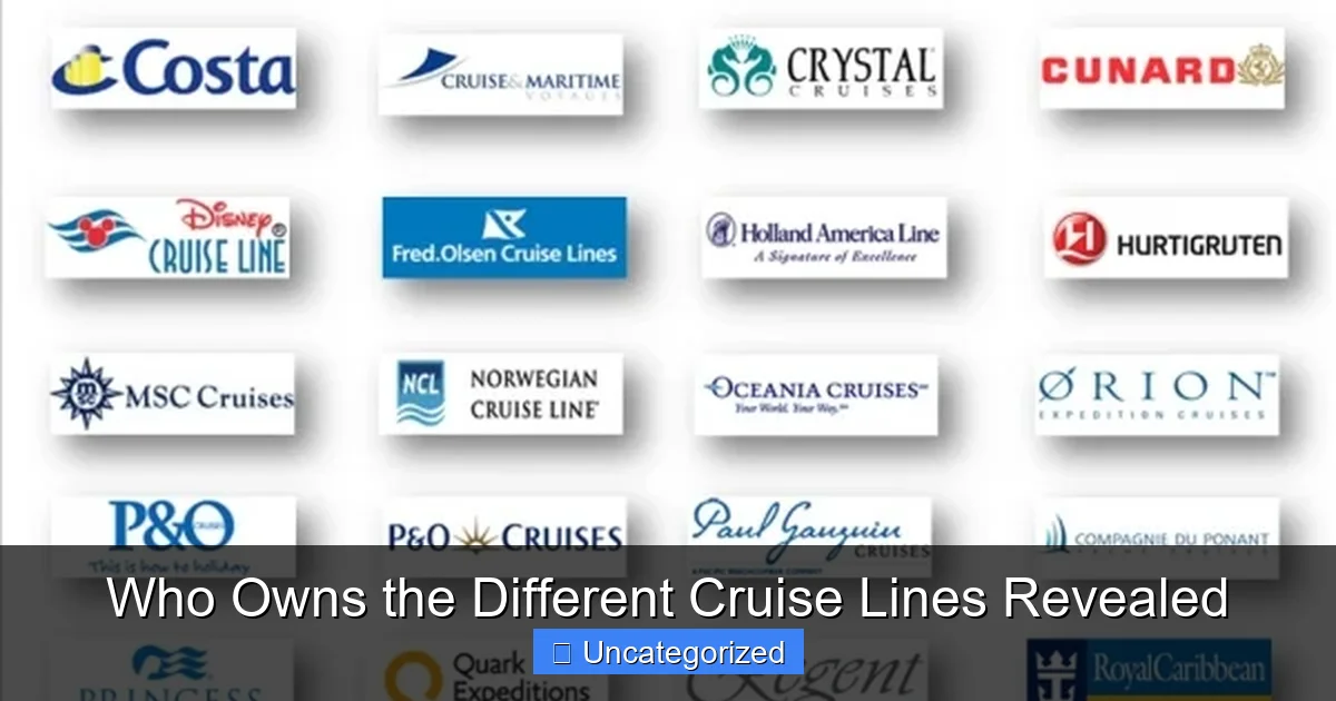 Who Owns the Different Cruise Lines Revealed